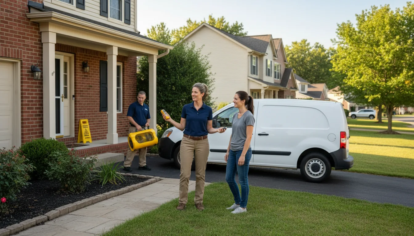 Residential water damage restoration in Fort Stanton, NM